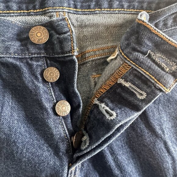 Hollister Jeans Mens 30x32 Blue Denim Classic Straight Button Fly Preppy Y2K - Picture 10 of 14